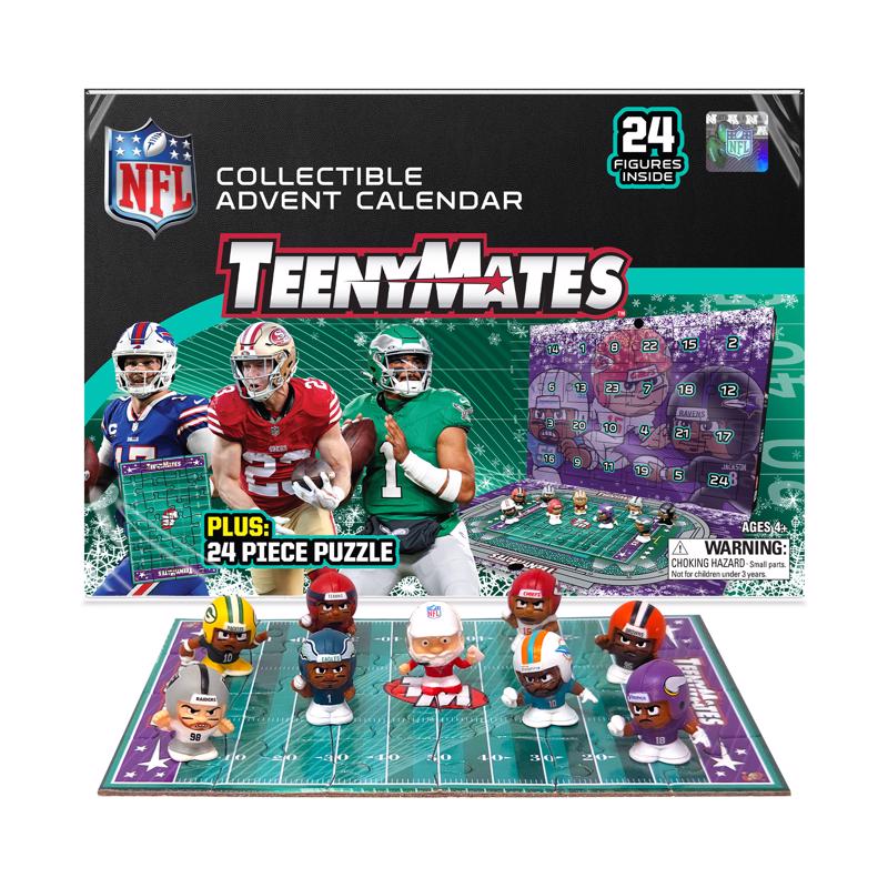 Party Animal Teenymates Football Advent Calendar Multicolor