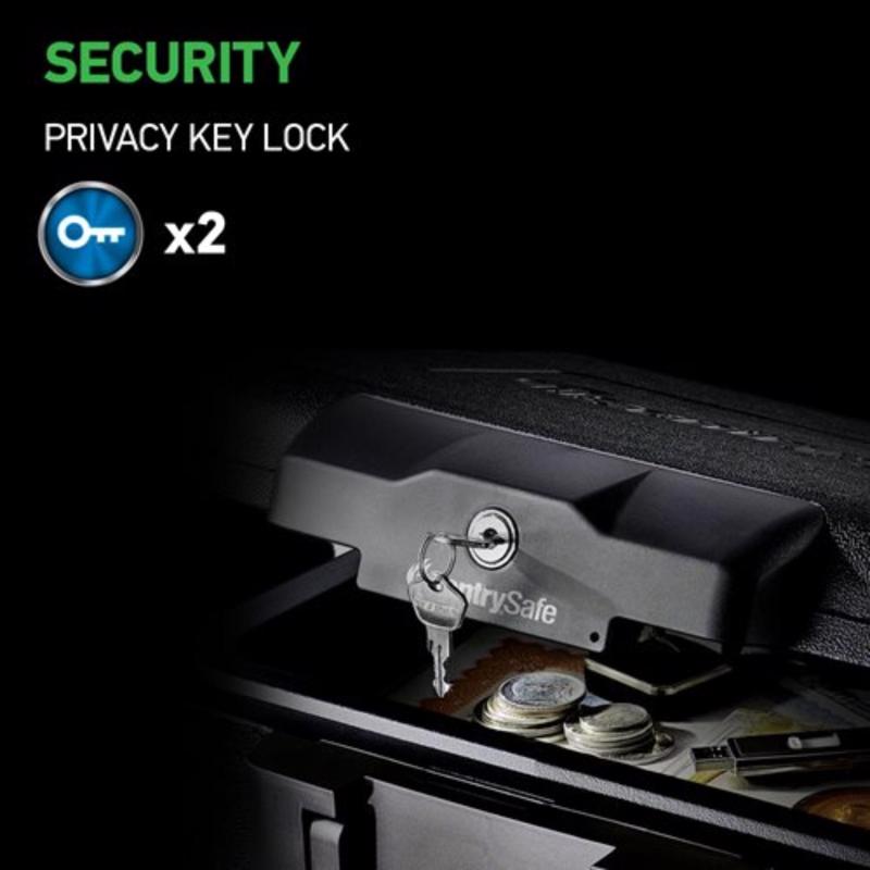 Sentry Safe 0.18 cu ft Black Fire Chest