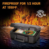 Sentry Safe 0.18 cu ft Black Fire Chest