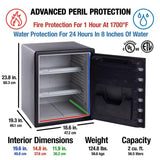 Sentry Safe 2 cu ft Black Fireproof Safe