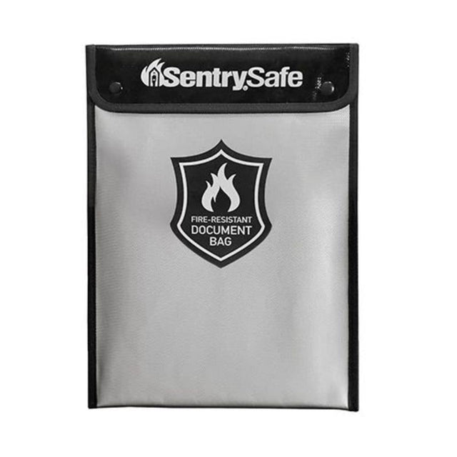 Sentry Safe 0.1 cu ft Black/Gray Fire-Resistant Bag