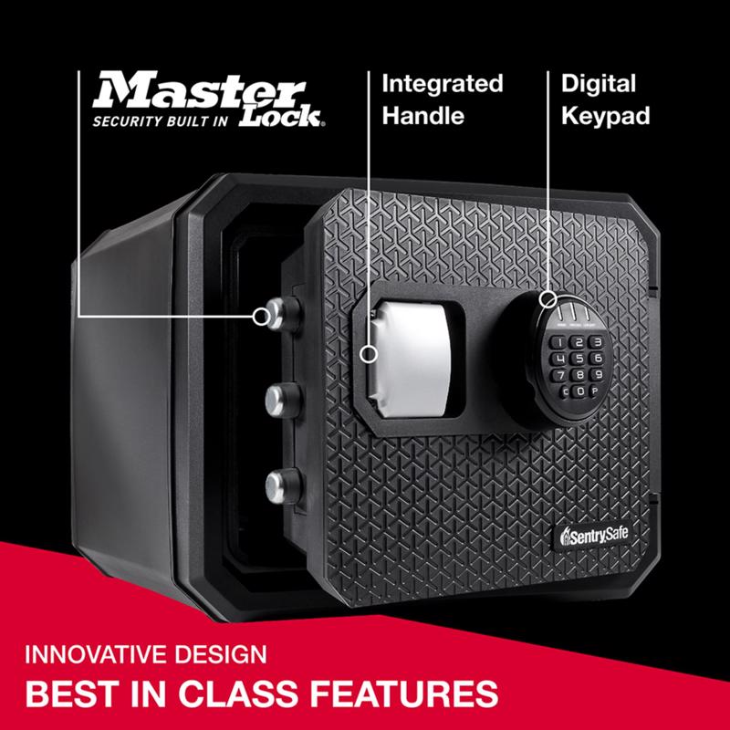 Sentry Safe 0.81 cu ft Digital Lock Black Fireproof Safe