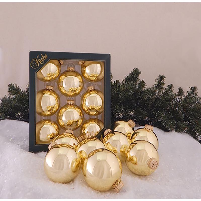 Christmas by Krebs Aztec Gold Ball Ornament