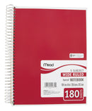 NOTEBK SPRL8X10.5WD180CT