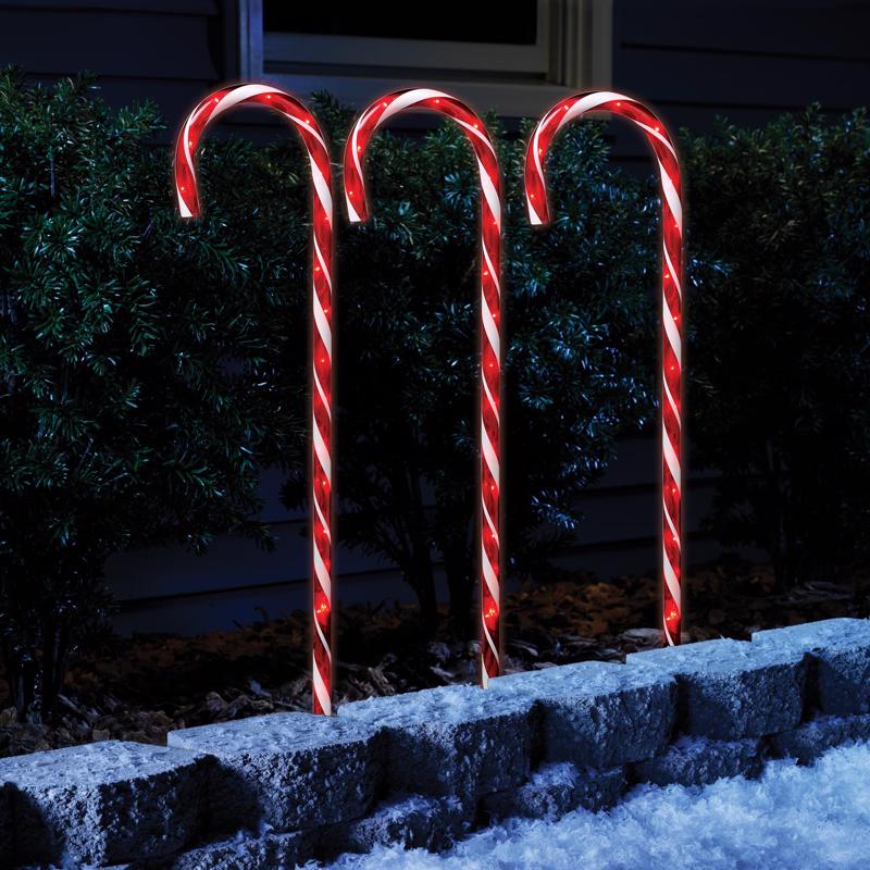 Celebrations Candy Cane 27 in. Pathway Decor