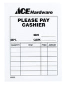 PLEASE PAY CASHIER PADS