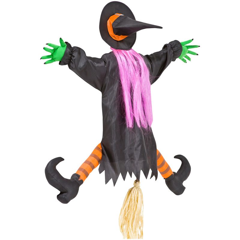 Gemmy 2 ft. Crashing Witch Hanging Decor