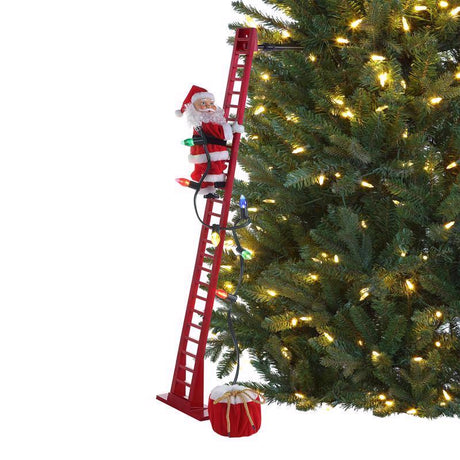 Mr. Christmas LED Super Climbing Santa Animated Decor 40 in.