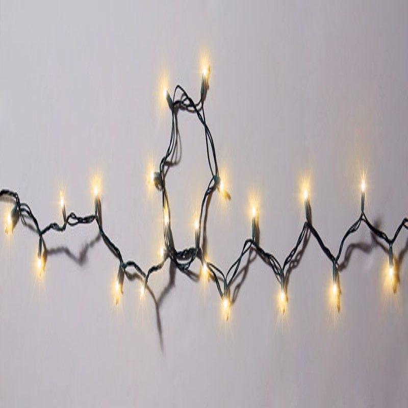 Celebrations LED Mini Warm White 50 ct String Christmas Lights 12.25 ft.