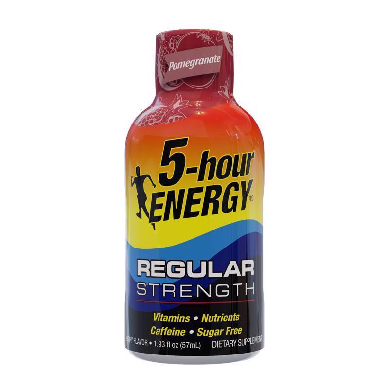 5-hour Energy Regular Strength Sugar Free Pomegranate Energy Shot 1.93 oz
