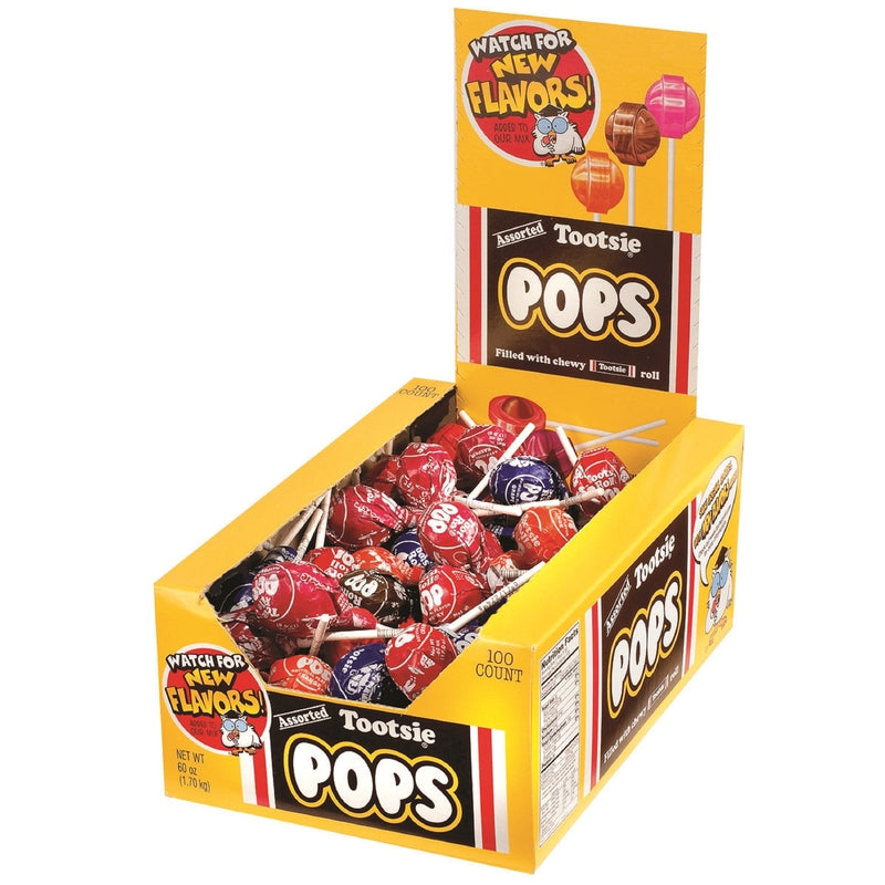 Tootsie Roll Pops Assorted Flavors Lollipop 60 oz