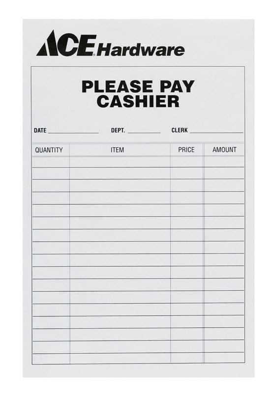 PLEASE PAY CASHIER LG
