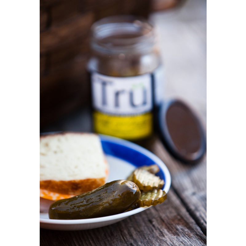 Tru Pickles Bread and Butter Pickles 16 oz Jar
