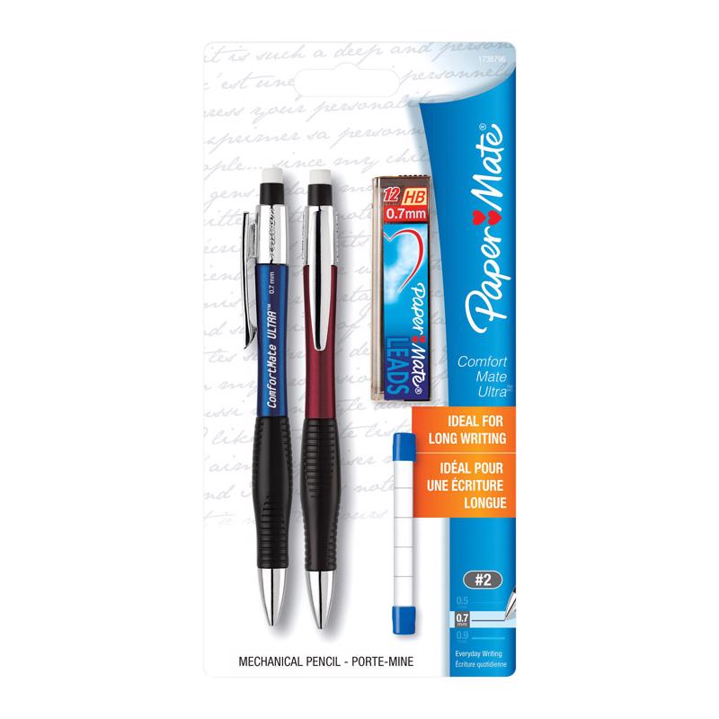 MECH PENCIL .7MM 2PK