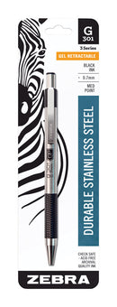 PEN GEL RET BLK .7MM