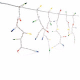 Celebrations Incandescent Mini Multicolored 300 ct Icicle Christmas Lights 17 ft