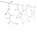 Celebrations Incandescent Mini Multicolored 300 ct Icicle Christmas Lights 17 ft
