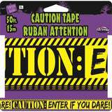 Fun World 3 in. Caution Tape Halloween Decor