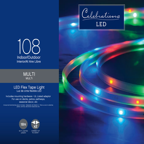 LED TAPE LT MLT 18' 108CT