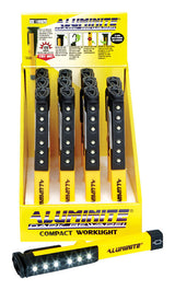 Aluminite Dark Bewarei 100 lm Black/Yellow LED Work Light AAA Battery