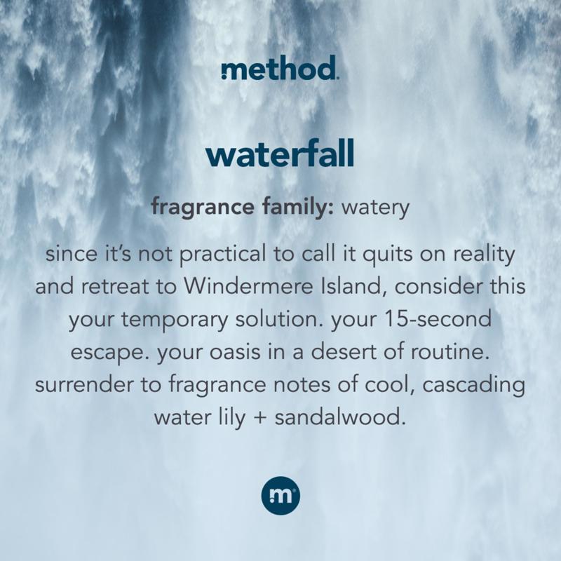 Method Waterfall Scent Gel Hand Wash 12 oz