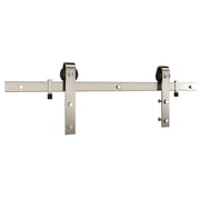 National Hardware Satin Nickel Silver Steel Barn Door Hanger Kit 1 pc