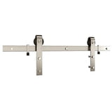 National Hardware Satin Nickel Silver Steel Barn Door Hanger Kit 1 pc