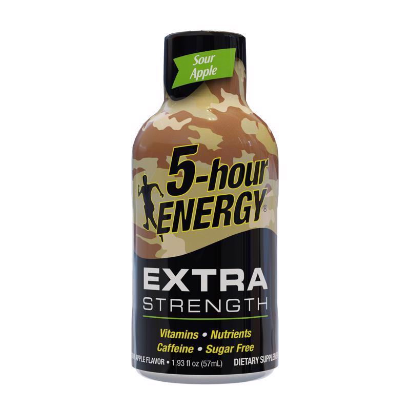 5-hour Energy Extra Strength Sugar Free Sour Apple Energy Shot 1.93 oz