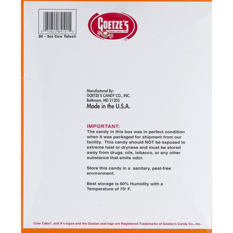 Goetze's Candy Cow Tales Caramel Cream Caramels 3 oz