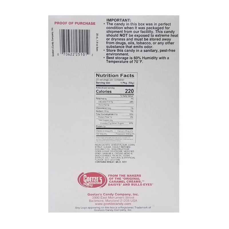 Goetze's Candy Caramel Creams Original Caramels 1.9 oz