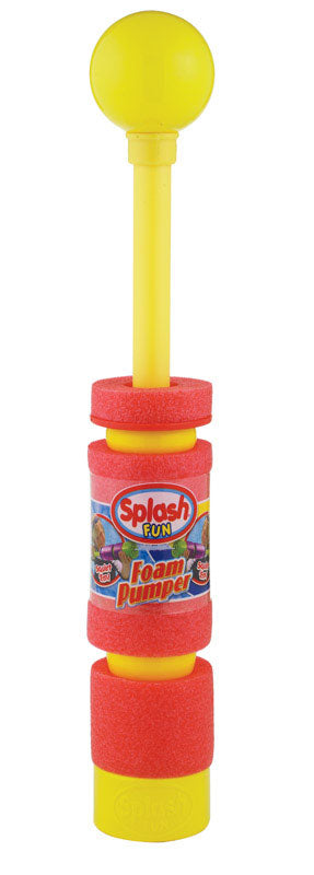 Ja-Ru Splash Foam Pumper Water Toy Soft Foam/Plastic 1 pk