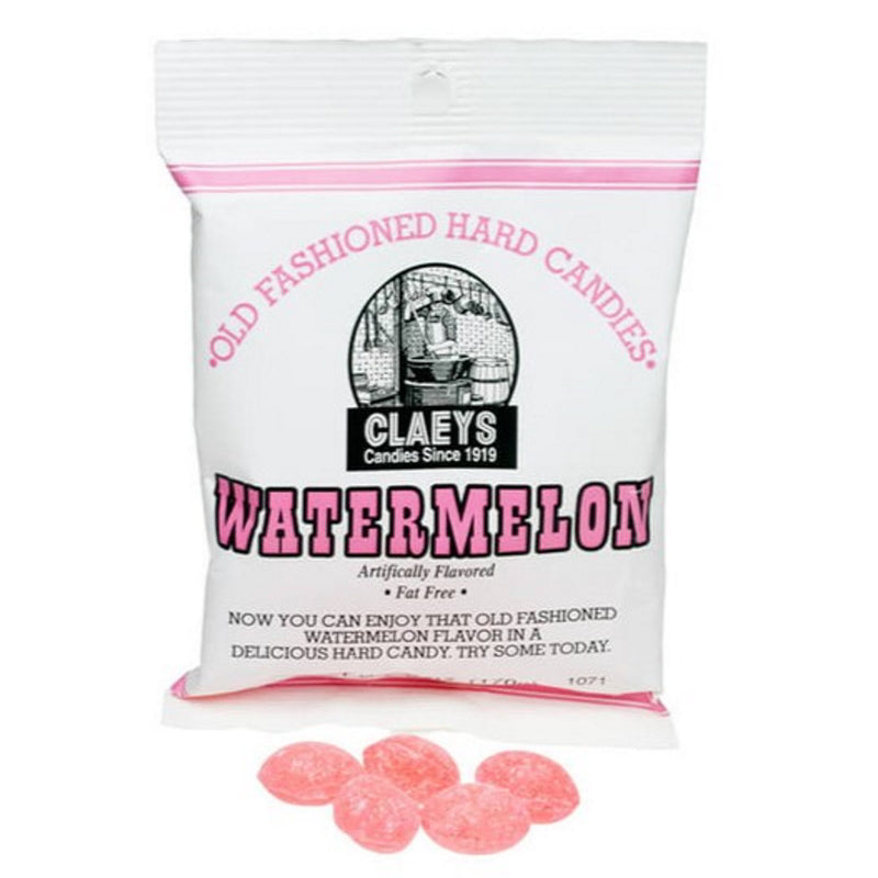 Claeys Old Fashioned Watermelon Hard Candy 6 oz