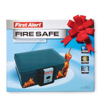 First Alert 0.17 cu ft Key Lock Blue Fireproof Safe