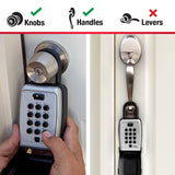 Master Lock 0.004 cu ft Combination Lock Gray Lock Box