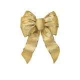 Holiday Trims Assorted 7 Loop Christmas Bow 8.5 in.