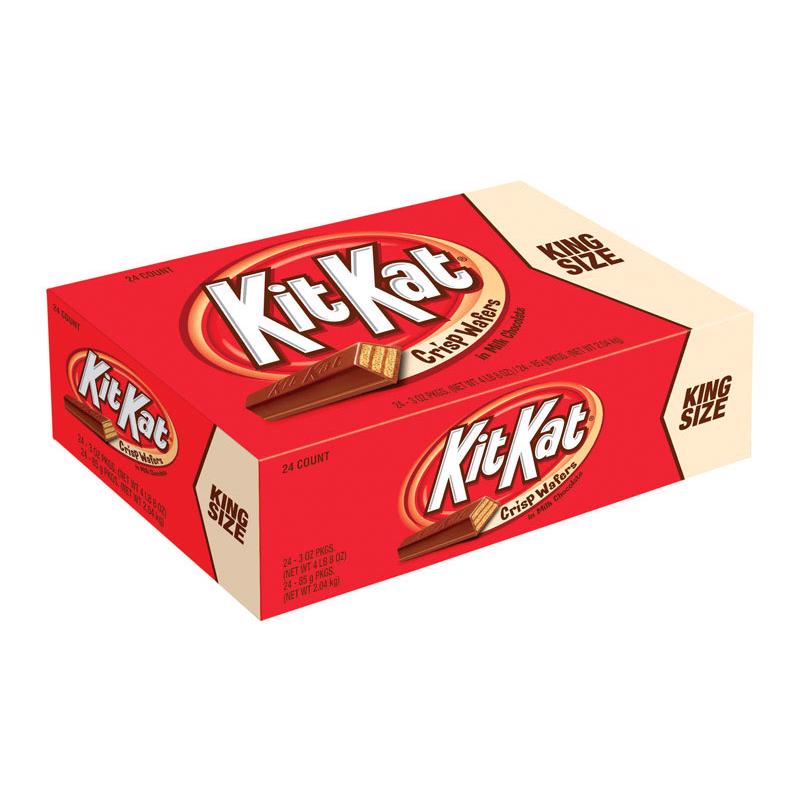 Kit Kat King Size Crisp Wafers in Milk Chocolate Candy Bar 3 oz