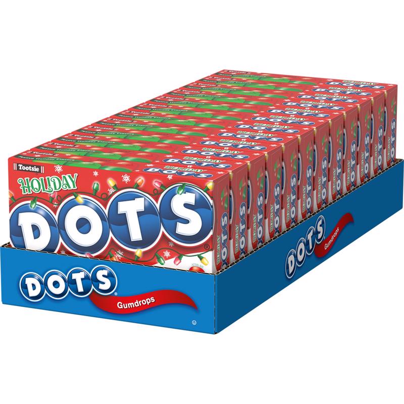 Dots Christmas Cherry, Lime & Vanilla Gumdrops 6 oz