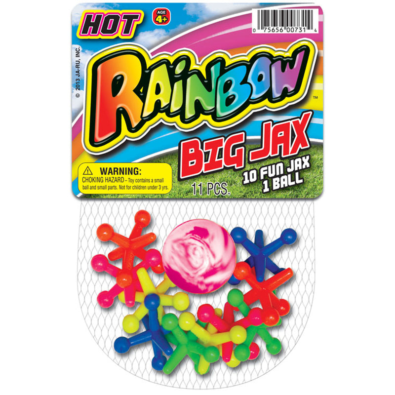 Rainbow Big Jax Plastic Assorted 11 pc