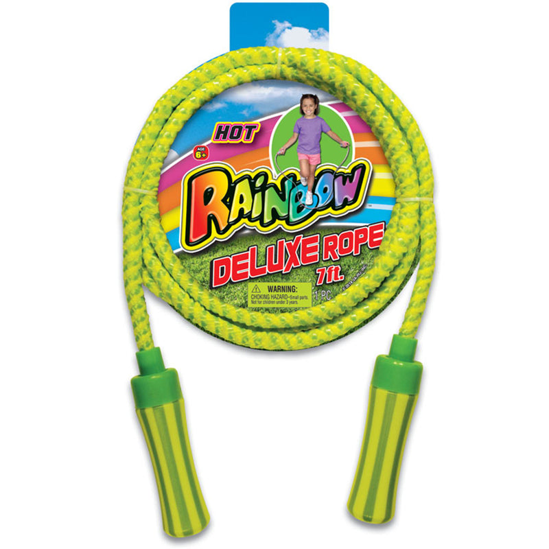 Rainbow Jump Rope Plastic/Rope Assorted 1 pc