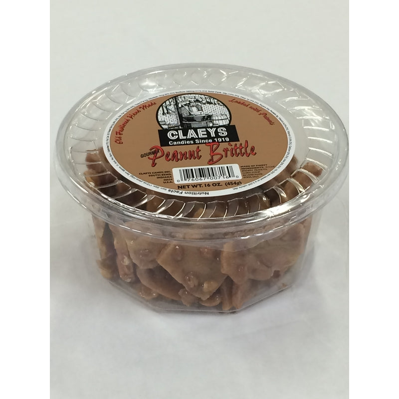 Claeys Old Fashioned Handmade Peanut Brittle Peanut Brittle 16 oz