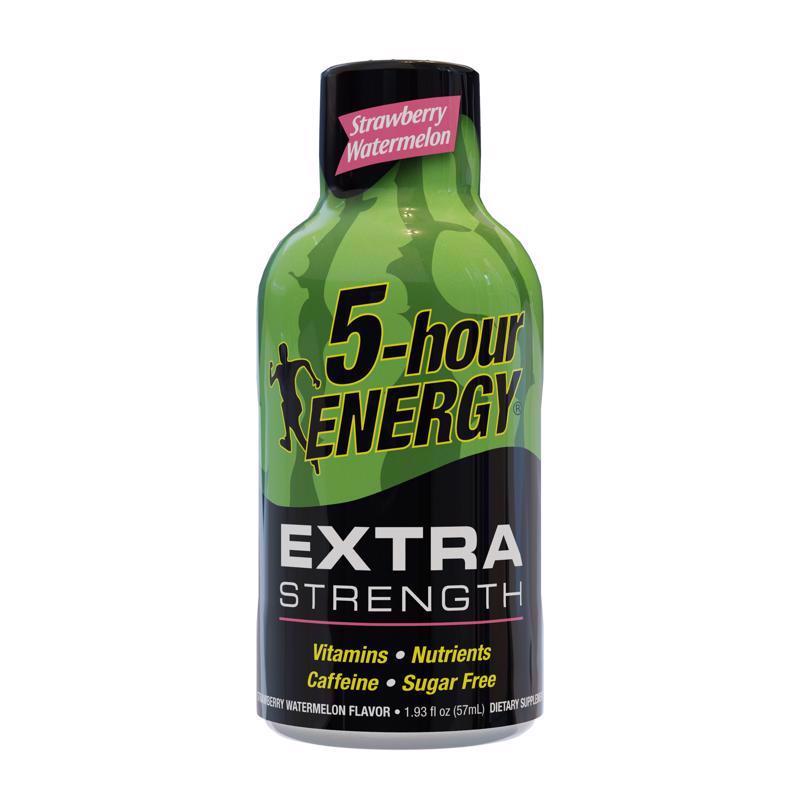 5-hour Energy Extra Strength Sugar Free Strawberry Watermelon Energy Shot 1.93 oz