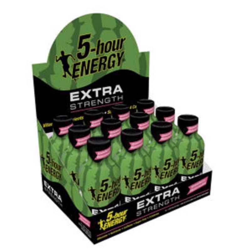 5-hour Energy Extra Strength Sugar Free Strawberry Watermelon Energy Shot 1.93 oz