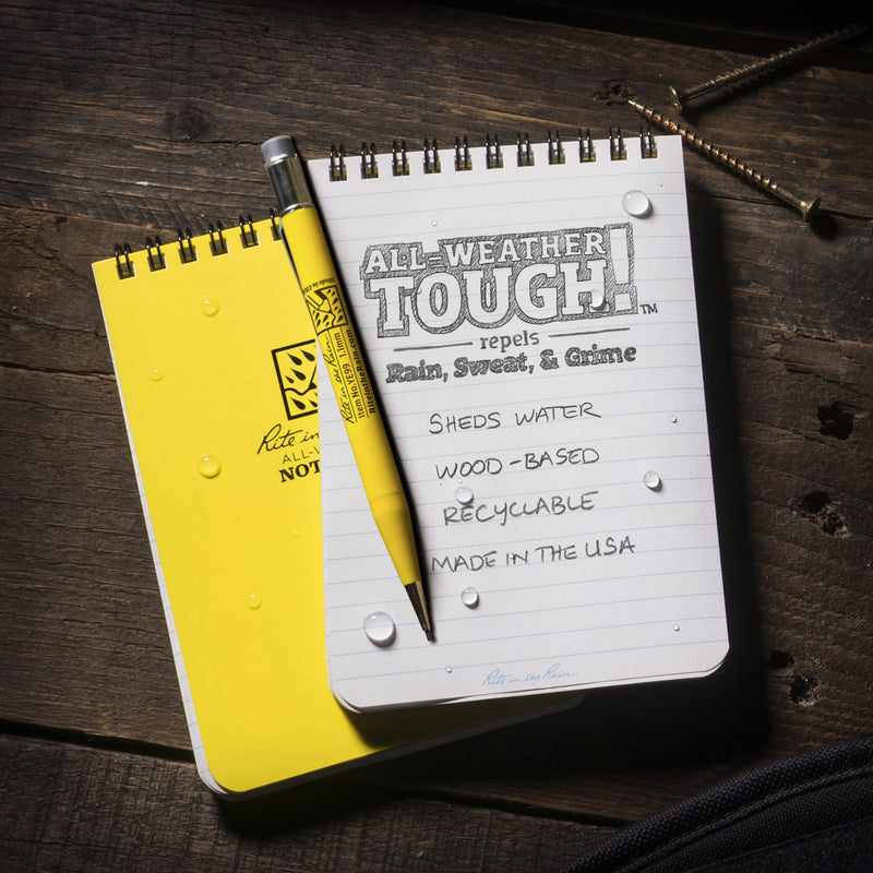 Rite in the Rain 4 in. W X 6 in. L Top-Spiral Yellow All-Weather Notebook