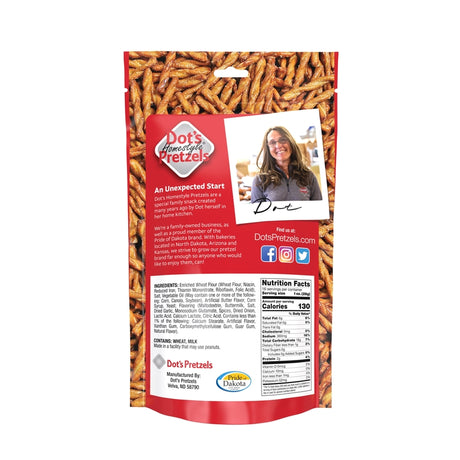 Dots Homestyle Original Pretzels 16 oz Bagged