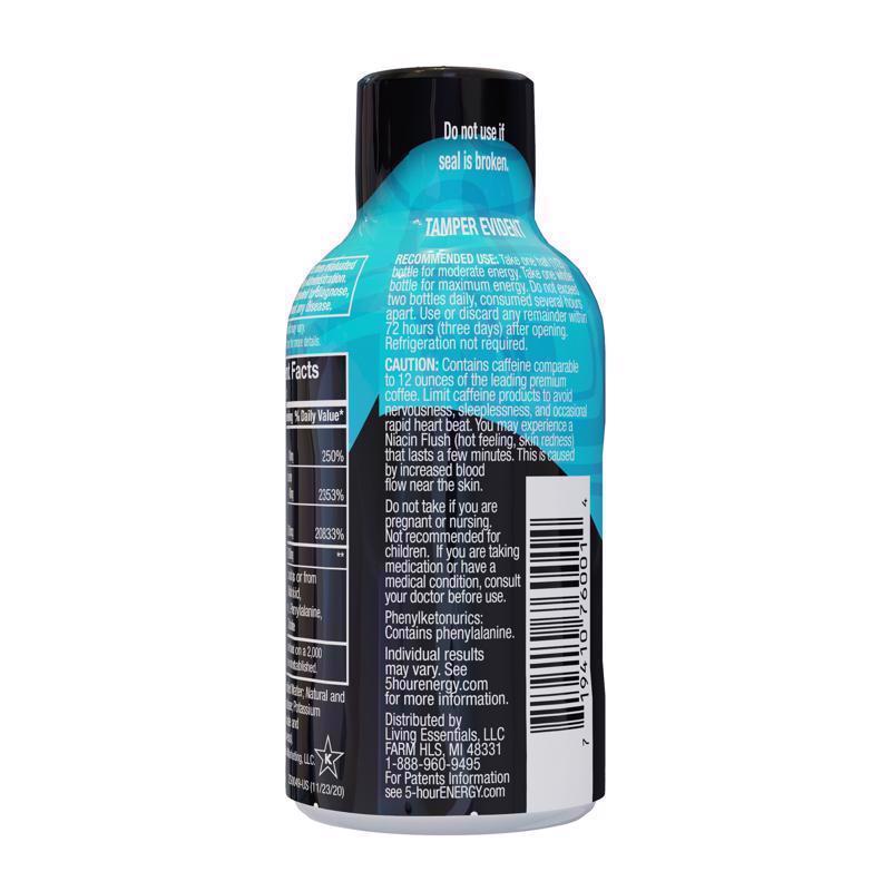 5-hour Energy Sugar Free Blue Raspberry Energy Shot 1.93 oz