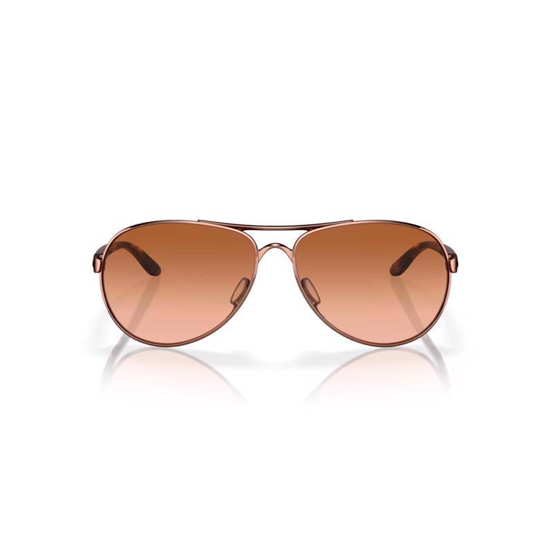 Oakley Feedback Unisex Tortoise Frame Rose Lens Sunglasses