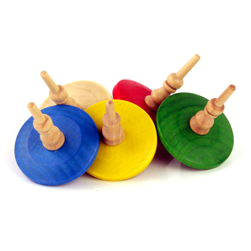 Aero-Motion Spin Top Wood Assorted 1 pc