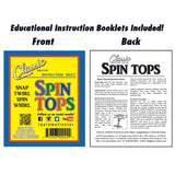 Aero-Motion Spin Top Wood Assorted 1 pc