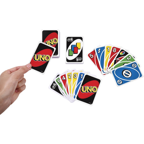 UNO Card Game Plastic Multicolored
