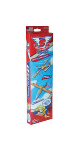 Paul Guillow Super Hero Glider Plane Balsa Wood Natural 2 pc